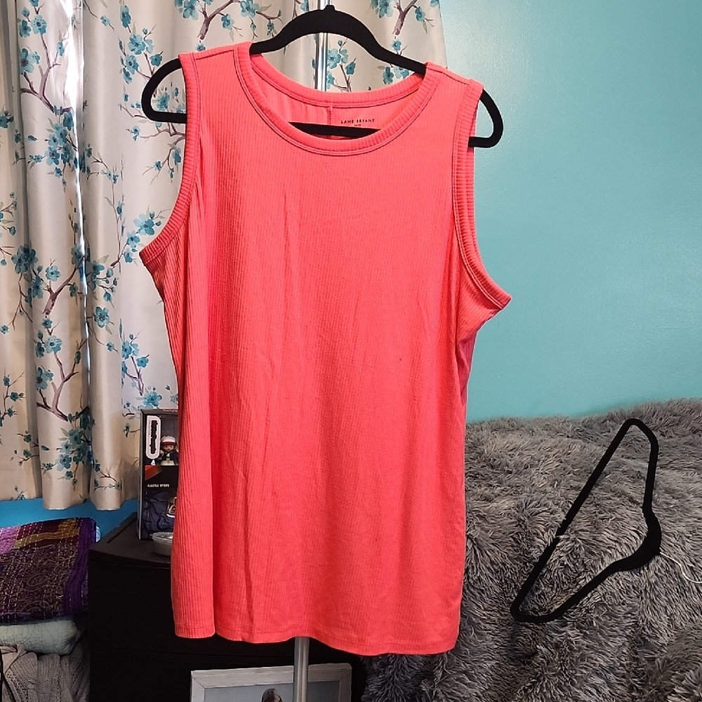 Lane Bryant Coral Tank Top